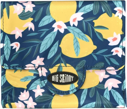 Vista 9 de Big Skinny Cartera delgada para mujer Trixie de tres pliegues, con capacidad para hasta 30 tarjetas Dotty