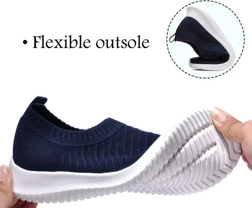 Vista 4 de MAIITRIP Womens Comfort Elastic Sock Slip On Walking Lightweight Non-Slip Fall Shoes (Size5.5-11)