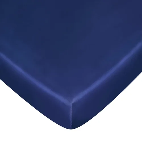 Vista 11 de Sábana bajera de satén, para empacar y jugar, suave y sedosa para colchón de cuna pequeña (39 x 27 x 5 pulgadas), para niños y niñas, sábanas