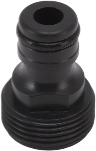 Vista 4 de 10 piezas de conector de grifo G3/4 rosca macho 0.984 in conector rápido manguera de pezón conector rápido plástico