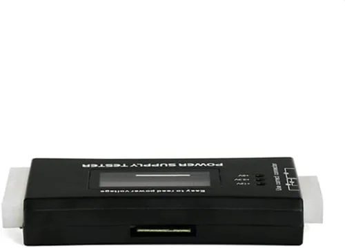 Vista 4 de Fuente de alimentación de la PC de diagnóstico LCD dispositivo de prueba de computadora 20/24 4/6/8 Pin probador de suministro para SATA, IDE, HDD