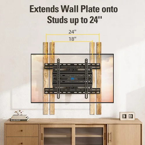 Vista 3 de MD Mounting Dream MD5232 - Soporte universal de extensión de pared para placa de pared de TV, montaje de perno de madera de 16 a 24 pulgadas