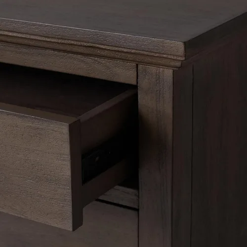 Vista 4 de SAFAVIEH Couture Home Collection Lisabet - Mesita de noche de madera con 3 cajones (totalmente montada)