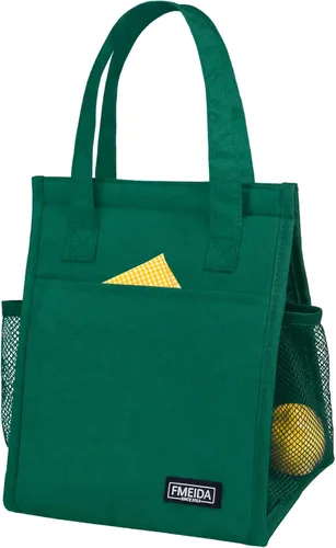 Vista 18 de Bolsa de Almuerzo Aislada para Mujeres, Bolsas de Almuerzo Pequeñas de 6.75L con Múltiples Bolsillos, Bolsa Térmica Reutilizable para Trabajo