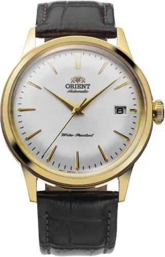 Vista 6 de Orient Bambino Version 7 Stainless Steel Unisex Automatic Dress Watch Negro