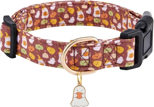 Vista 10 de Collares de perro personalizados, collares ajustables para cachorros con hebilla de seguridad para perros pequeños, medianos y grandes, collar
