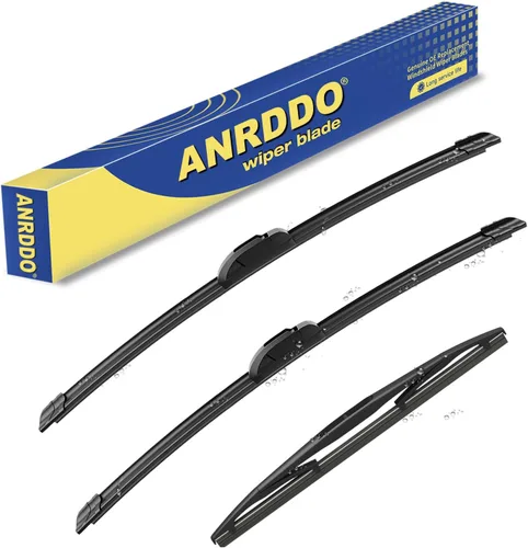 Vista 19 de ANRDDO Repuesto de limpiaparabrisas para limpiaparabrisas Jeep Wrangler