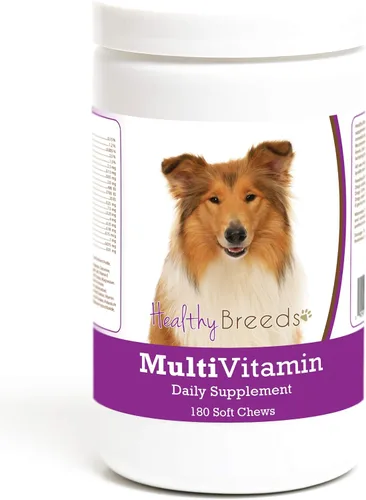 Vista 180 de Healthy Breeds Affenpinscher Multivitamínico suave masticable para perros 180
