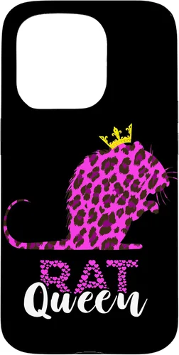 Vista 14 de Rat Queen Crown Leopard Mouse Rat Lover Rodent Rat Owner Case for iPhone 17