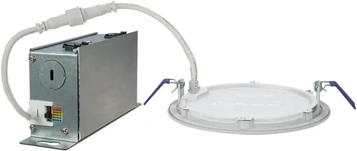 Vista 3 de HALO HLB - Luz empotrable LED de 4 pulgadas, sin lata fina con temperaturas de color seleccionables, atenuación de 0-10V, entrada de 120-277V