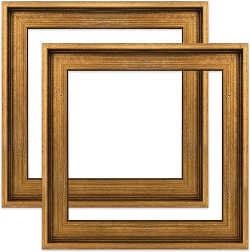 Vista 23 de Marco flotante para pintura en lienzo de 5 x 7 pulgadas con 0.6 a 0.8" de profundidad, paquete de 3 marcos flotantes para impresiones en lienzo