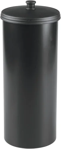 Vista 11 de iDesign Soporte Independiente para Papel Higiénico de Baño con Tapa para 3 Rollos Extra, Plata Con tapa, para 3 rollos adicionales