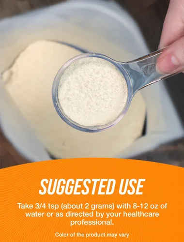 Vista 4 de BulkSupplements. com L-ornitina alfa-cetoglutarato en polvo - OKG en polvo, suplemento de óxido nítrico, suplemento de ornitina - Sin gluten, 0.07
