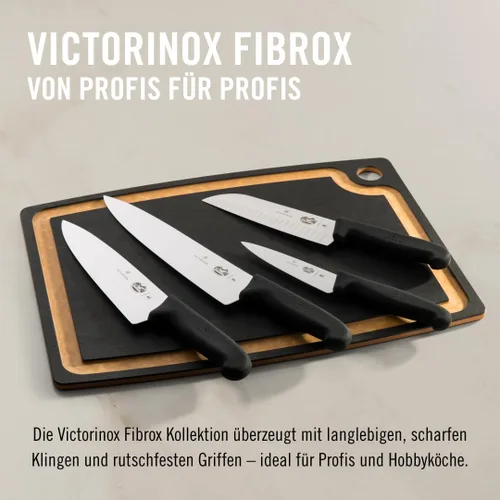 Vista 6 de Victorinox 5.2003.25 10 Inch Fibrox Pro Chef's Knife, Black, 10