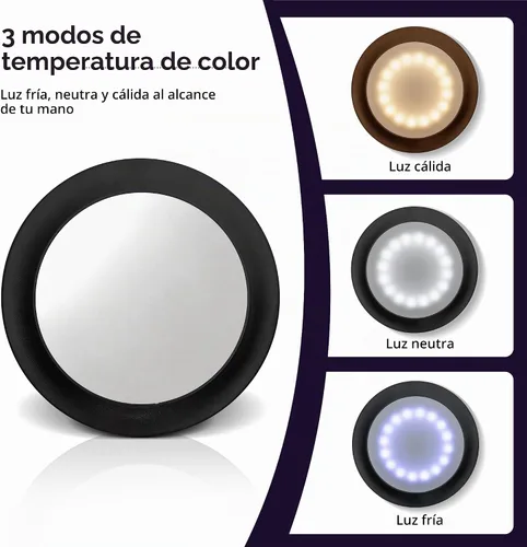 Vista 4 de PURPLE LEAF Luz de sombrilla de patio con control remoto