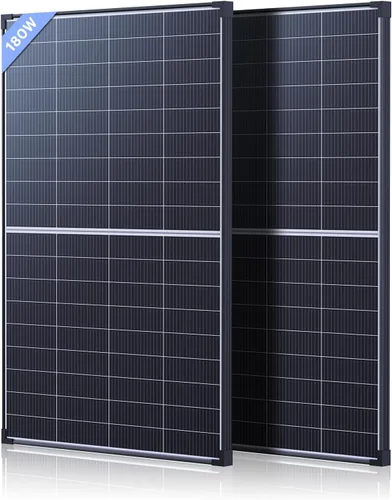 Vista 9 de Panel solar bifacial de 240 W, 2 unidades, 120 W, tipo N 16 BB, anti-sombra