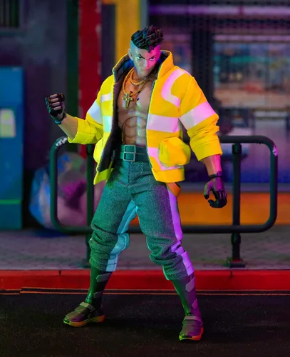Vista 7 de Jada Cyberpunk Edgerunners David Martinez - Figura de acción a escala 1:12 - Figura articulada de 15 cm altamente coleccionable con accesorios