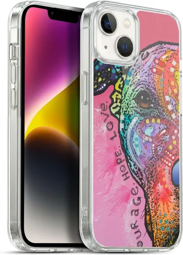 Vista 64 de Oficial Dean Russo perros 3 suave funda de Gel para Apple Iphone 7 Plus/8 Plus, Amy