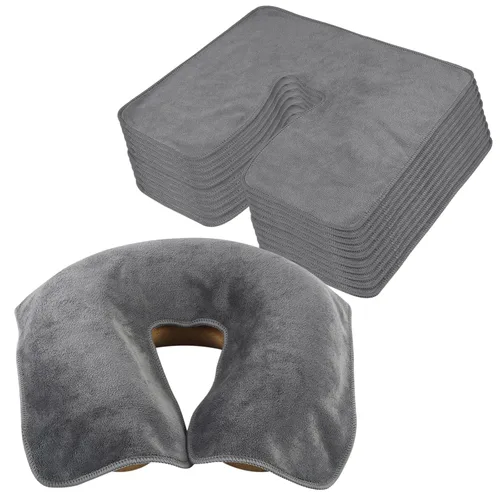 Vista 8 de SINLAND Fundas de microfibra para cuna facial, tamaño grande, suave y reutilizable, antiadherente, para reposacabezas de masaje, adecuada