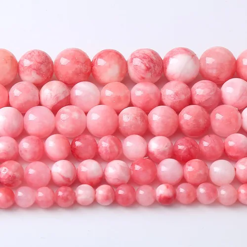 Vista 68 de 4MM 86 piezas Cuentas sueltas de piedra natural de amazonita calcedonia para hacer joyería DIY Pulsera Collar 1 hebra