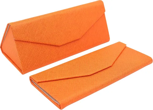 Vista 29 de Real Sic Funda para lentes de sol para hombres y mujeres, soporte magnético plegable para lentes de sol, inspirado en el color sólido
