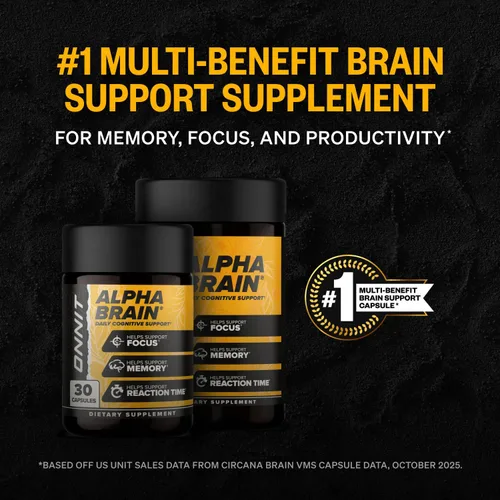 Vista 2 de ONNIT - Suplemento para el cerebro en cápsulas Alpha Brain