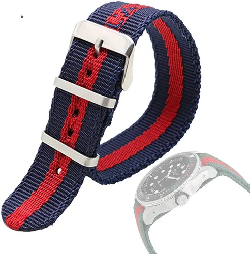 Vista 2 de Carty Military Nylon Strap Watch Band Nylon Replacement Watch Straps for Men Women