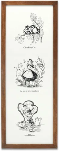 Vista 12 de Disney Peter Pan - Decoración de pared de madera enmarcada con libro dorado – Ilustración de libro de cuentos, arte de pared de Peter Pan