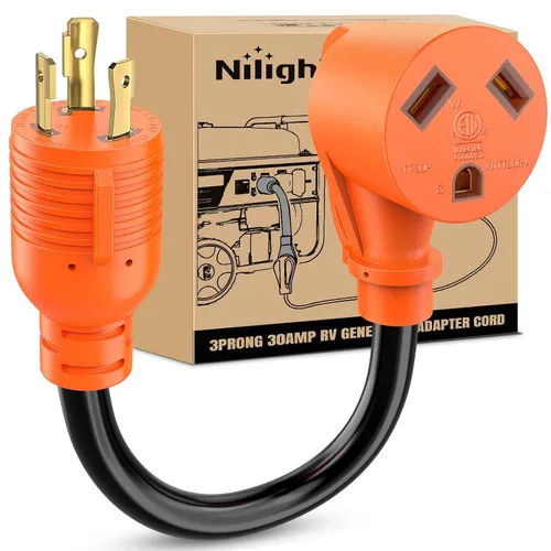 Vista 50 de Nilight Cable adaptador de secadora de 30 amperios a 30 amperios calibre 10 10-30P a 14-30R con cable de tierra