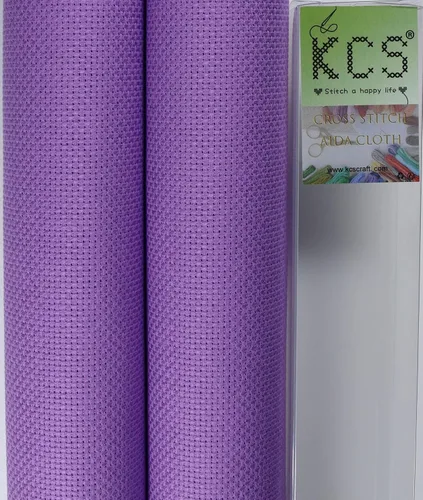 Vista 125 de KCS 2 cajas de tela de costura de algodón para punto de cruz de 15 x 18 pulgadas (blanco antiguo, 11 unidades)
