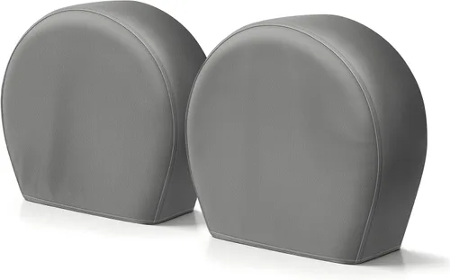 Vista 17 de Explore Land - Fundas para neumáticos, 4 unidades - Protector resistente de rueda para camionetas, SUV, remolques, cámpers, vehículos recreativos