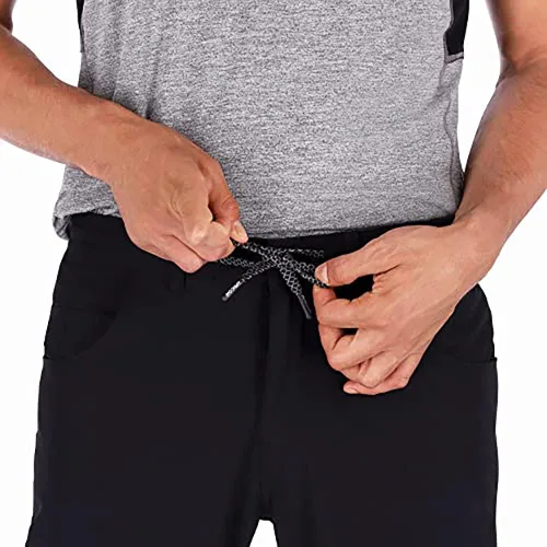 Vista 7 de Apricoat Pantalones de aventura Pantalones de senderismo ligeros para hombre y mujer, resistentes al viento y al agua, pantalones casuales Ripstop