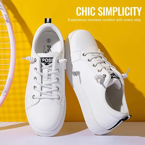 Vista 42 de Vepose Zapatillas de tenis casuales cómodas con cordones 8003 para mujer