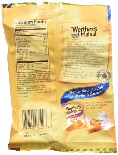 Vista 2 de Werthers - Caramelos masticables originales de 2.4 onzas (paquete de 2)