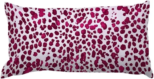 Vista 22 de Funda de almohada con estampado de leopardo negro, funda de almohada de piel de animal de 12 x 16 pulgadas, almohada decorativa para el hogar