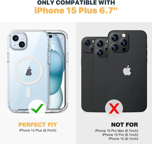 Vista 479 de DIACLARA - Funda transparente compatible con iPhone XR 6.1 pulgadas 2018