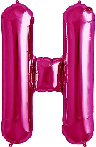 Vista 9 de Letra K - Globo de helio magenta - 34 pulgadas