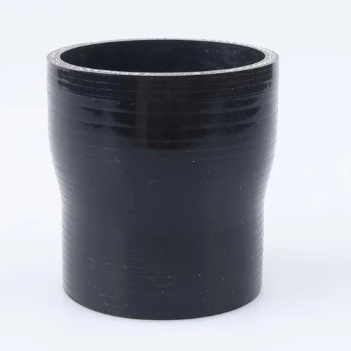 Vista 113 de AC PERFORMANCE ID de 1" a 1/2" (25mm a 13mm) Manguera de silicona recta reductora de 3 capas reforzada negra, 3" de longitud Negro