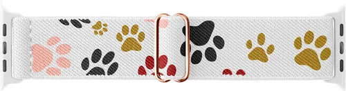 Vista 34 de Correas elásticas de nailon compatibles con Apple Watch de 1.496 pulgadas, 1.575 pulgadas, 1.614 pulgadas, 1.654 pulgadas, 1.732 pulgadas, 1.732