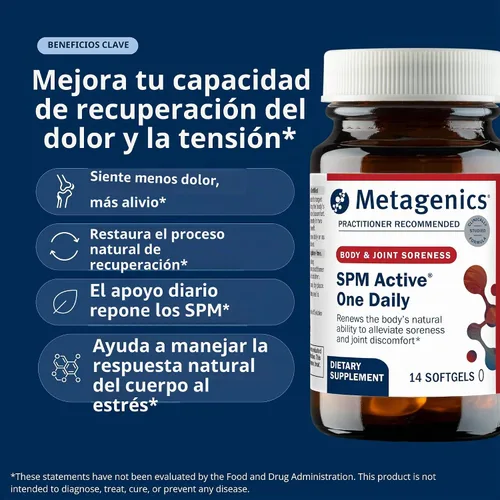 Vista 3 de Metagenics SPM Active One Daily, 140 cápsulas blandas