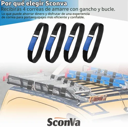 Vista 7 de Correas de amarre para escaleras, correas ajustables multiusos para escaleras