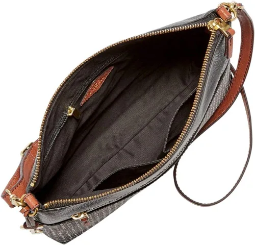 Vista 4 de Bolsa bandolera grande para mujer Fossil Fiona