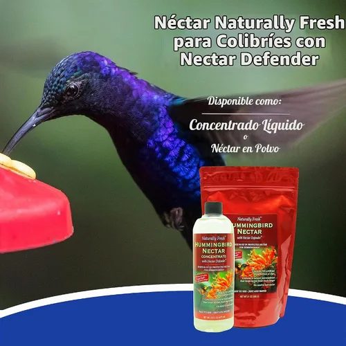 Vista 5 de Polvo de néctar de colibrí naturalmente fresco con defensor de néctar
