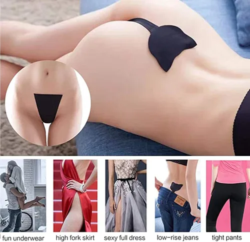 Vista 5 de Cat Shape Invisible Briefs Strapless Panties Women Invisible C-Shaped Panties Self Adhesive Underwear Strapless Thong Panties