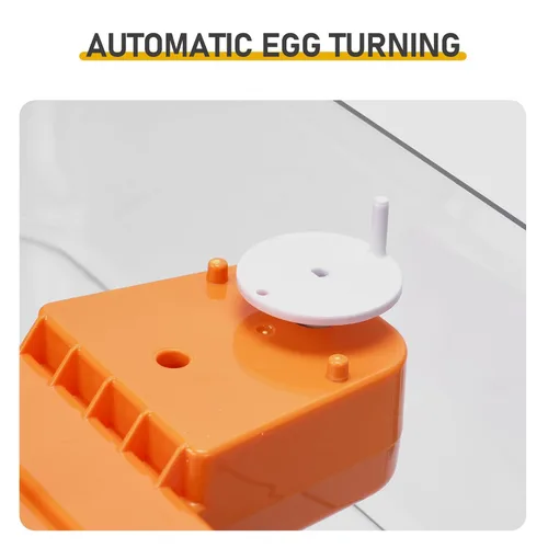 Vista 4 de Incubadora 56H de 56 huevos 110 V 85 W, girador totalmente automático con vela LED, control automático de humedad de temperatura Fahrenheit