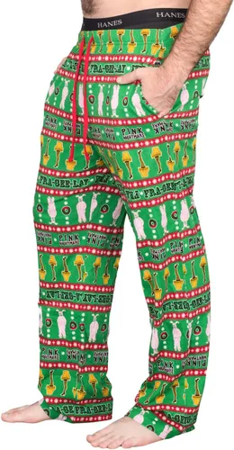 Vista 2 de Underboss A Christmas Story Major Award Leg Lamp Pink Nightmare Green Lounge Pantalones