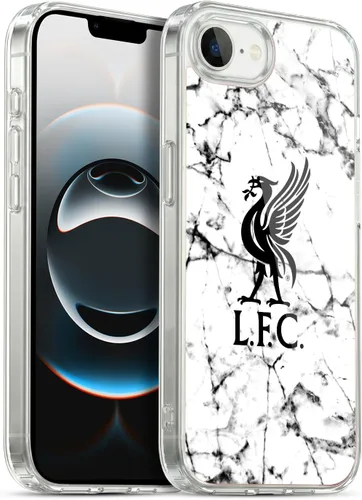 Vista 119 de Oficial LIVERPOOL Football Club 2017/18 Mármol Soft Gel Case para iPhone de Apple 7 Plus/8 PLUS Escudo negro.