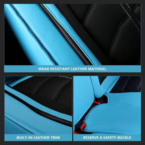 Vista 5 de Funda de asiento de automóvil para Mini Cooper 2002-2012, duradera, resistente al desgaste, impermeable, transpirable, sin olor, accesorios para Rojo