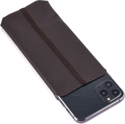 Vista 6 de Dockem Minima - Funda tipo cartera para iPhone 11 y iPhone XR (modelos de iPhone de 6.1 pulgadas), funda sintética ultradelgada de piel vegana