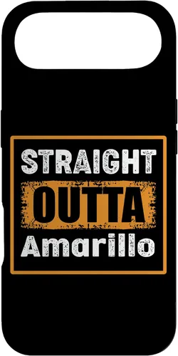 Vista 27 de Straight Outta Amarillo Texas USA Retro Distressed Vintage Case for iPhone 17